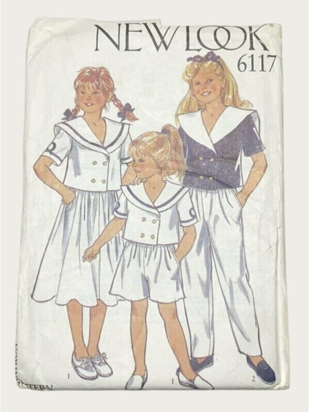 New Look Sewing Pattern 6117 Girls Jacket Skirt Trousers Shorts